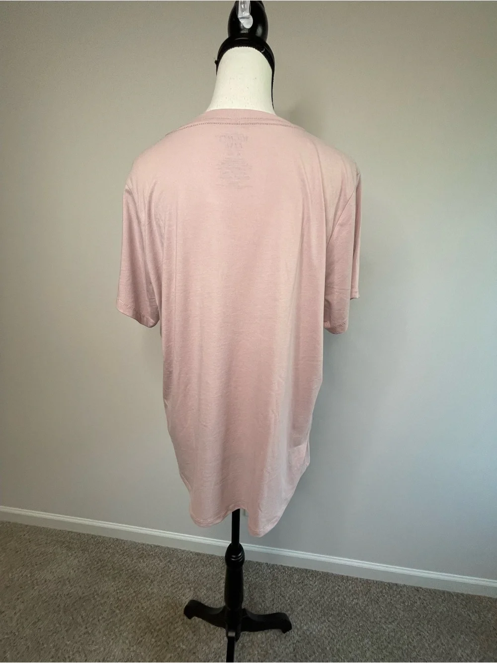 Mighty Fine size extra large cat kitty T shirt mauve pink new with tags NWT new